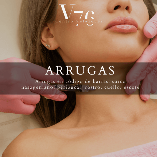 ARRUGAS EN  CODIGO DE BARRAS, SURCO NASOGENIANO, PERIBUCAL,  ROSTRO, CUELLO, ESCOTE